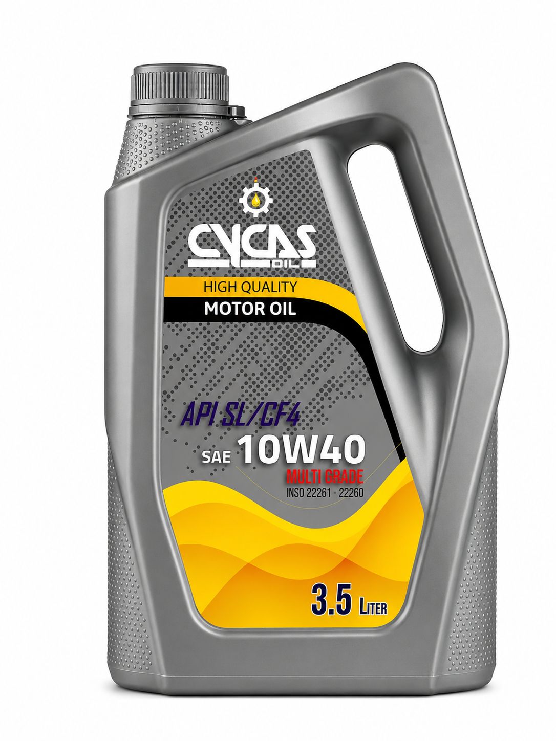روغن موتور سیکاس 10W-40 API SL سه و نیم لیتری